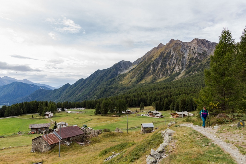 Das Ayastal, ein Seitental des Aostatals, lädt zum vergnüglichen Wandern auf bis zu 2.000 Höhenmetern.