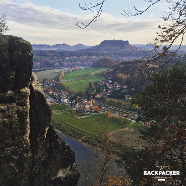 In all seiner Pracht zeigt sich der Lilienstein