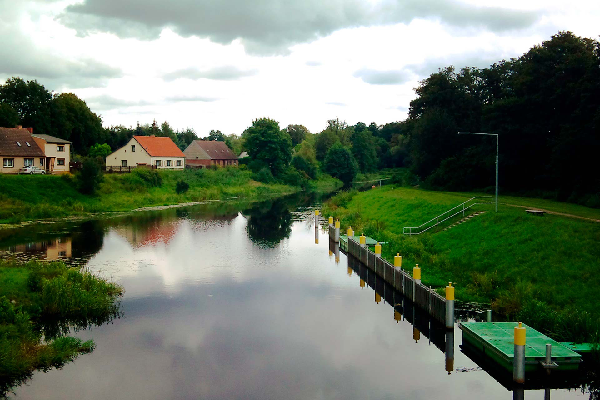 Unterwegs auf dem Treidelweg im Barnimer Land
