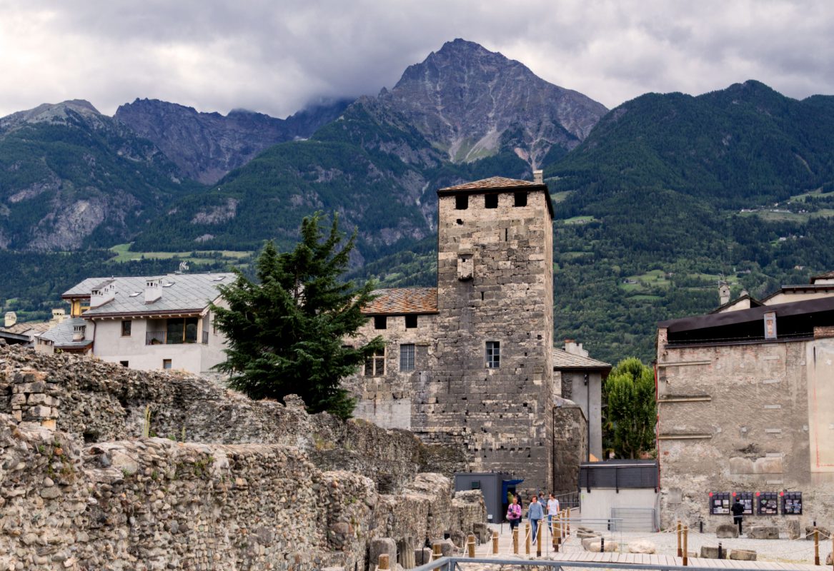 Einer der vielen Wachtürme, die mit der Stadtmauer verbunden noch heute weithin sichtbar sind.