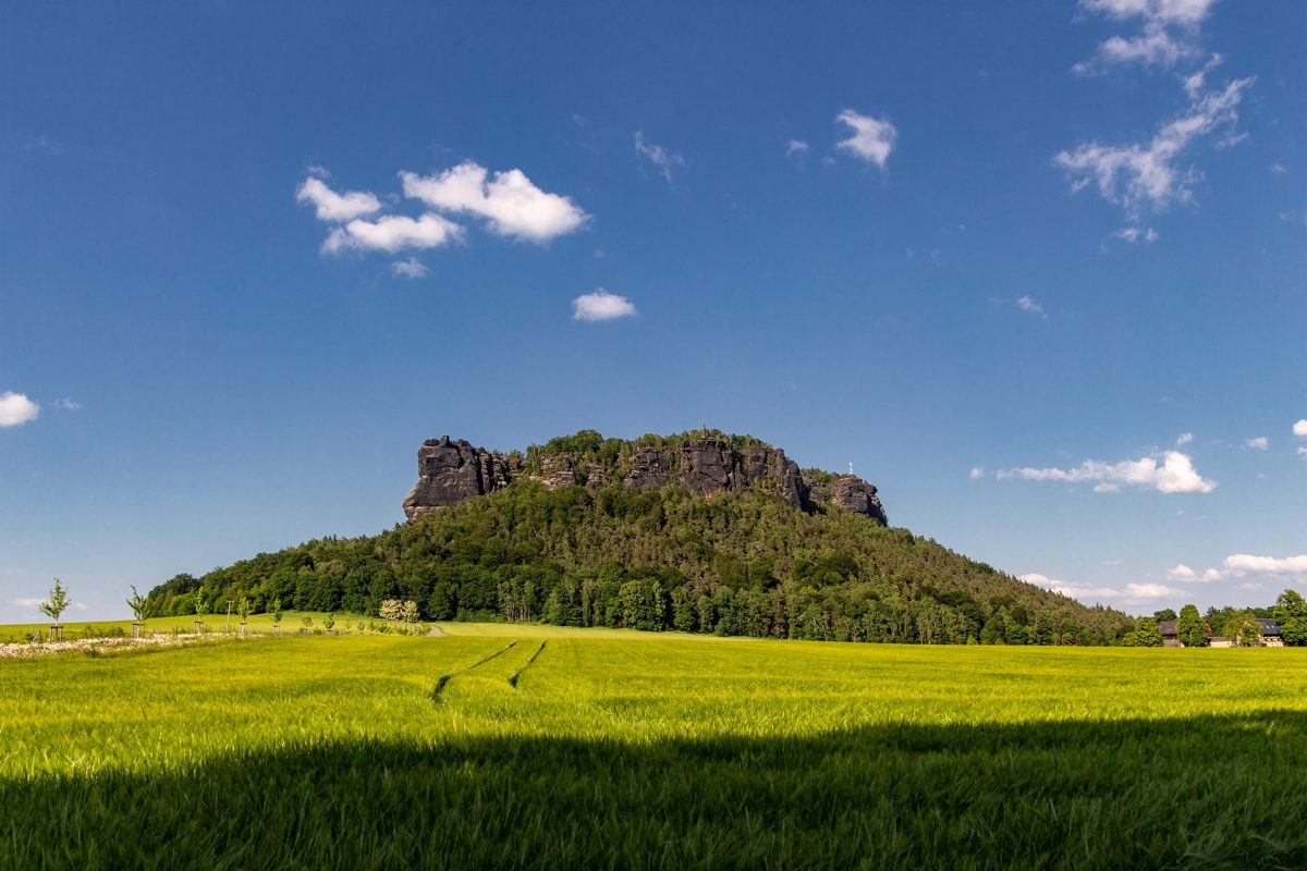 Ein letzter Blick, bevor es wieder hinab zur Elbe nach Königstein geht