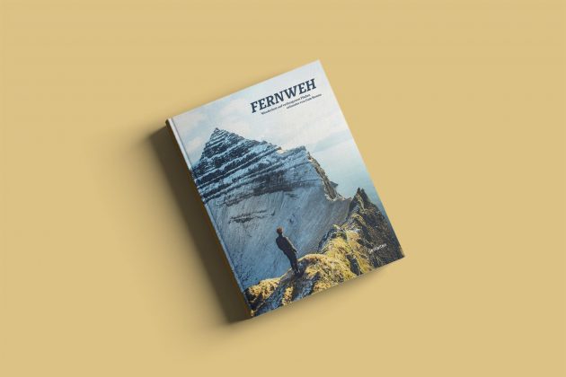 Cover des Buches „Fernweh“ // © Titelbild von Kirstin Vang, Fernweh, Gestalten 2018
