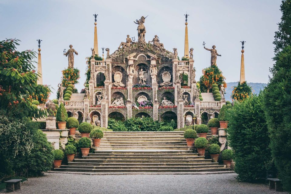 Isola Bella, die Schöne, macht ihrem Namen alle Ehre — Palazzo Borromeo.