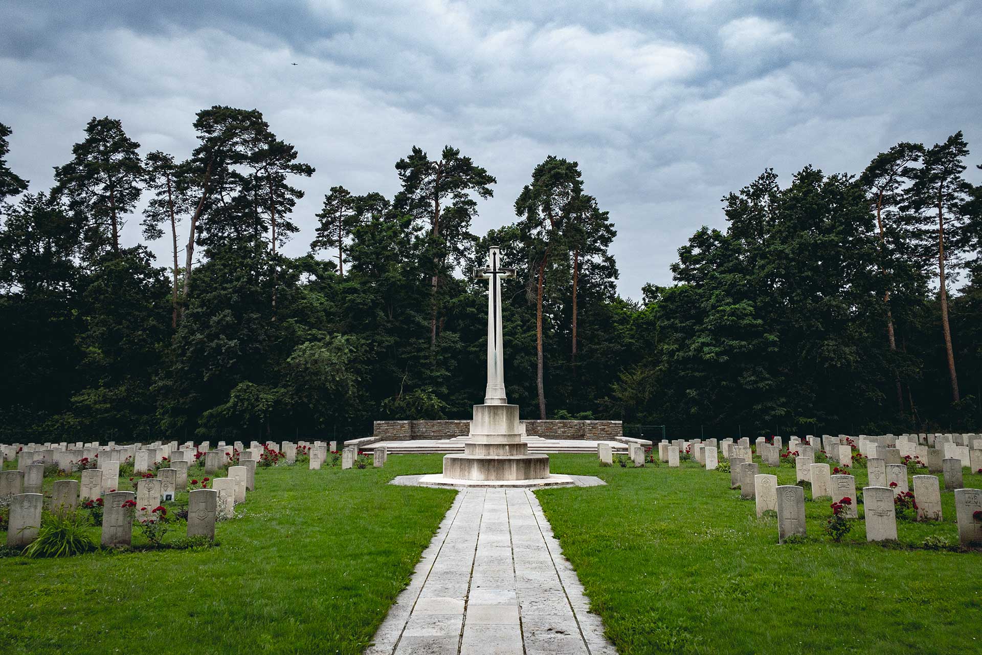 Auf dem Berlin South-Western Cemetary liegen alllierte Soldaten begraben, die im Ersten Weltkrieg ums Leben kamen.