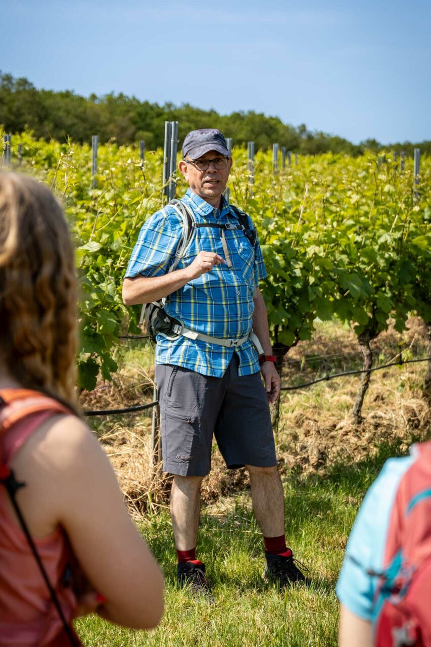 Entspannt und ausgeruht: Weinbotschafter Frank Hamm