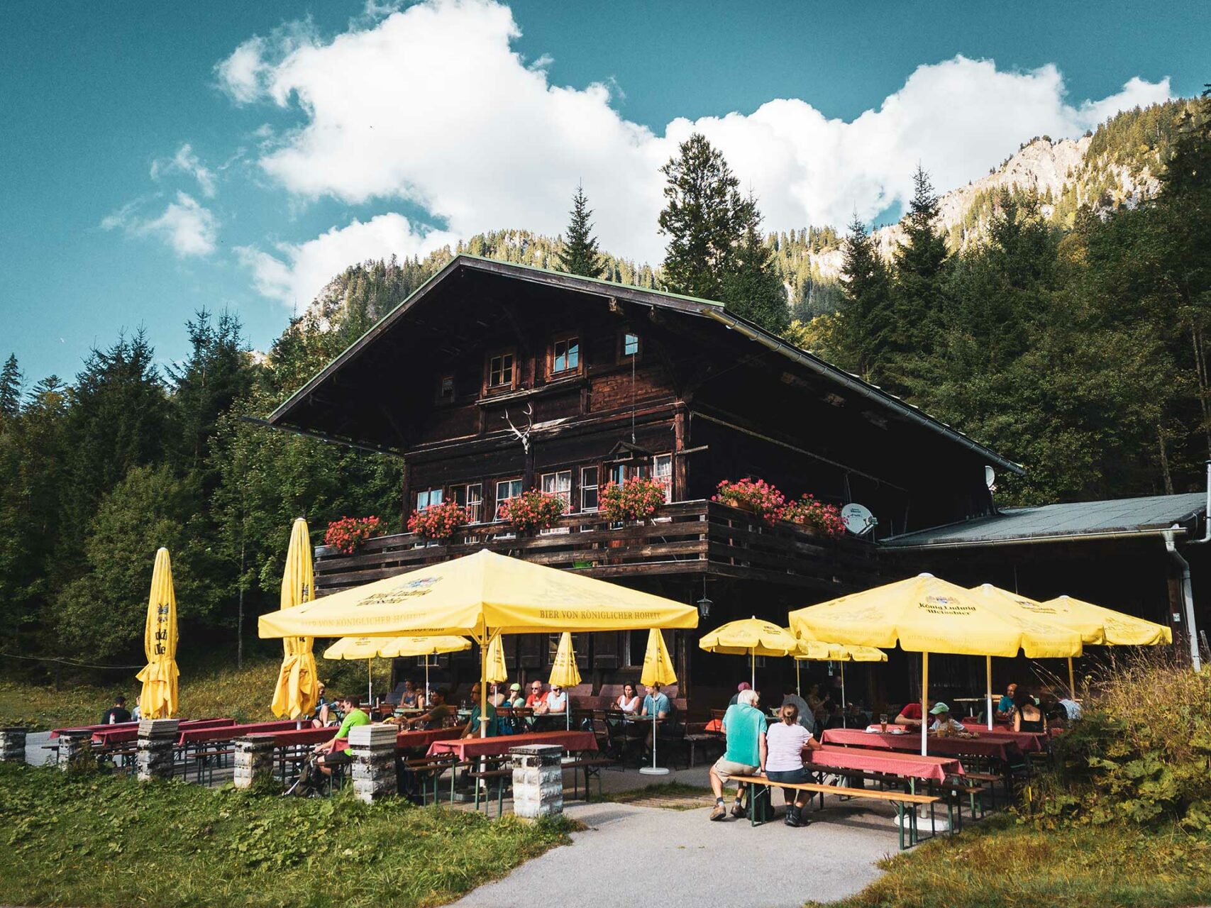 Berggasthaus Bleckenau in ruhiger und idyllischer Lage.