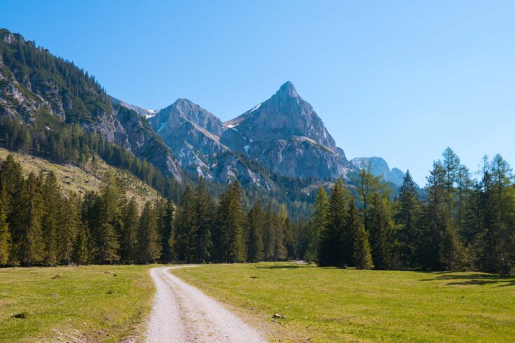 Blick von der Kaiserau zum Admonter Kalbling