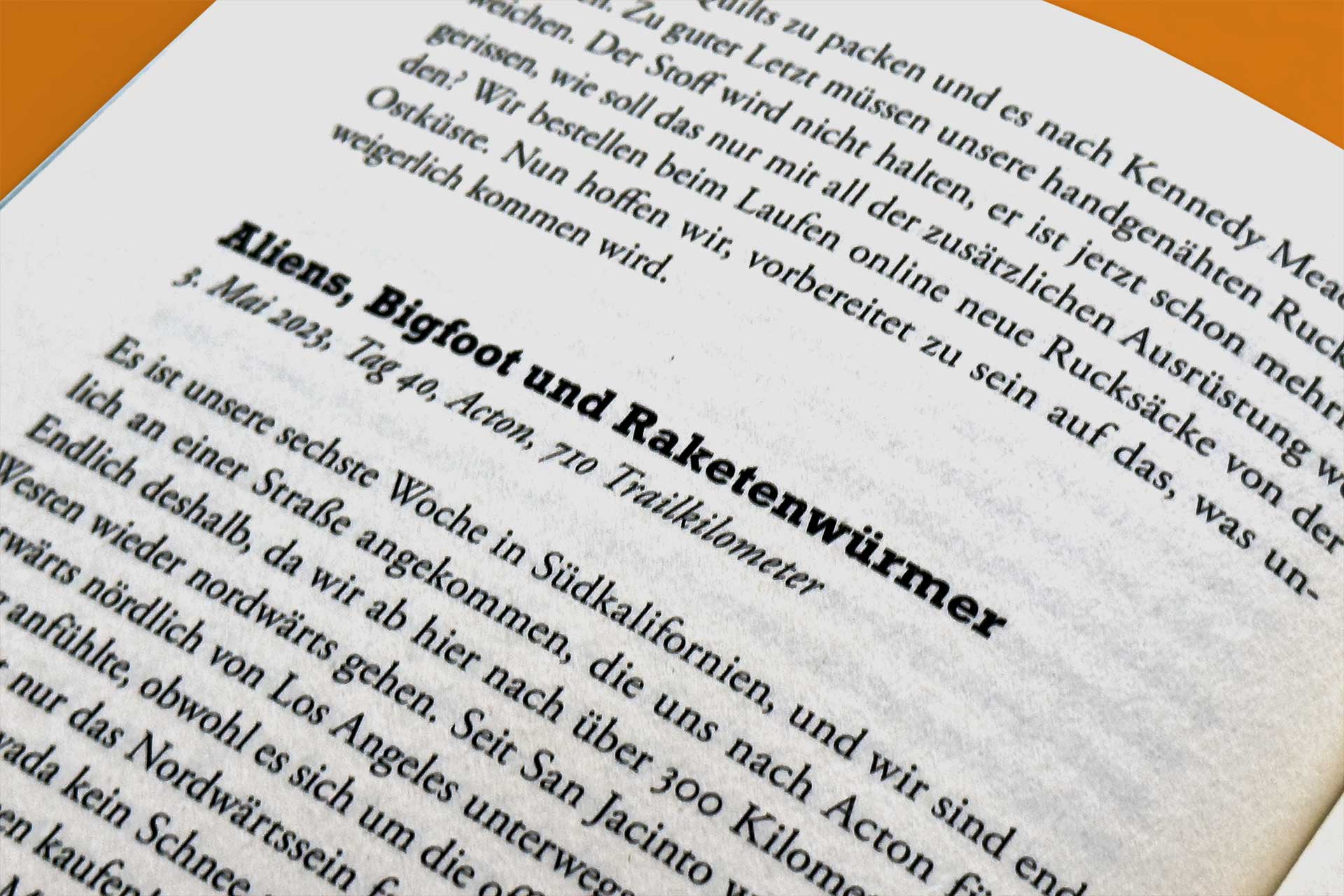 Auch das kommt bei den 7 Millionen Schritten auf dem Pacific Crest Trail zur Sprache