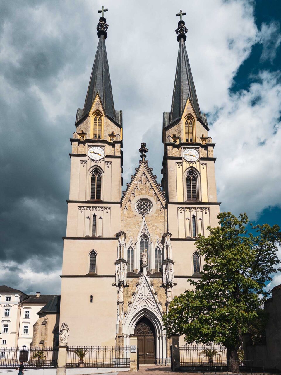 Die Stiftskirche zum hl. Blasius ist Teil der Klosteranlage „Stift Admont“.