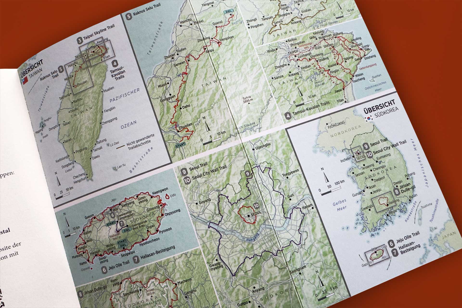 Christine Thürmers „Hiking Asia“ nimmt uns mit auf zwölf Trails in Japan, Taiwan und Südkorea