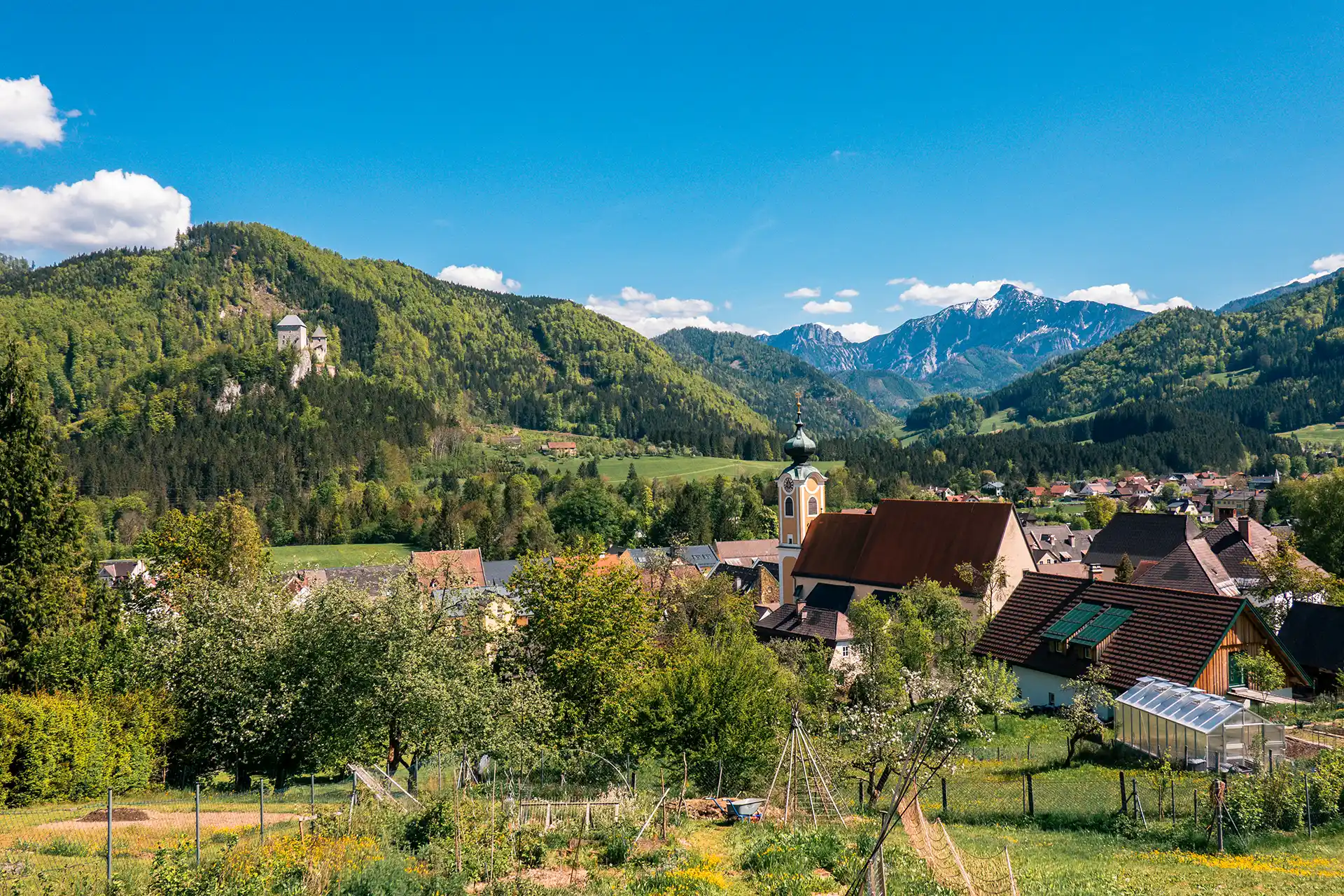 <span>Idyllisch und verschlafen:</span> St. Gallen in der Steiermark