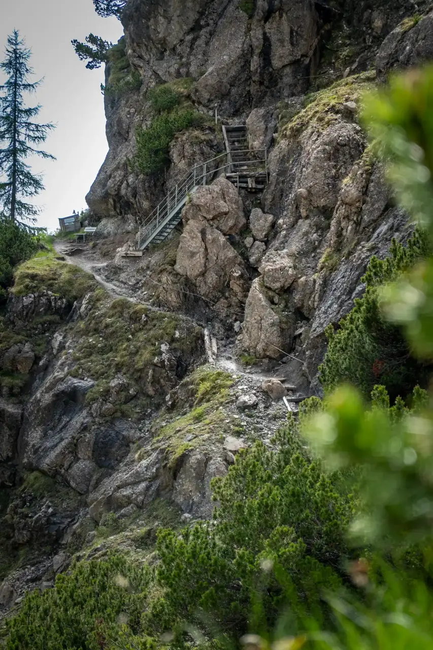 Der Drischlsteig auf der Drei-Hütten-Tour ist zwar nicht ganz ungefährlich, aber dafür stets gut gesichert.