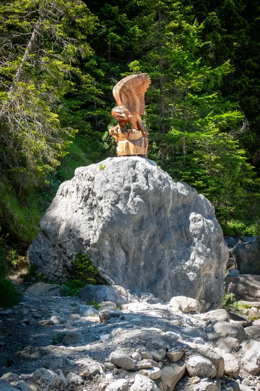 Ein kleines Stück verläuft diese Wanderung entlang des Jägersteigs