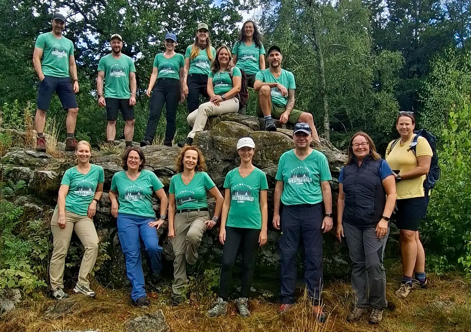 Die Crew des diesjährigen Bloggerwanderns 2026 im Westerwald | Bild: © Rheinland-Pfalz Tourismus GmbH