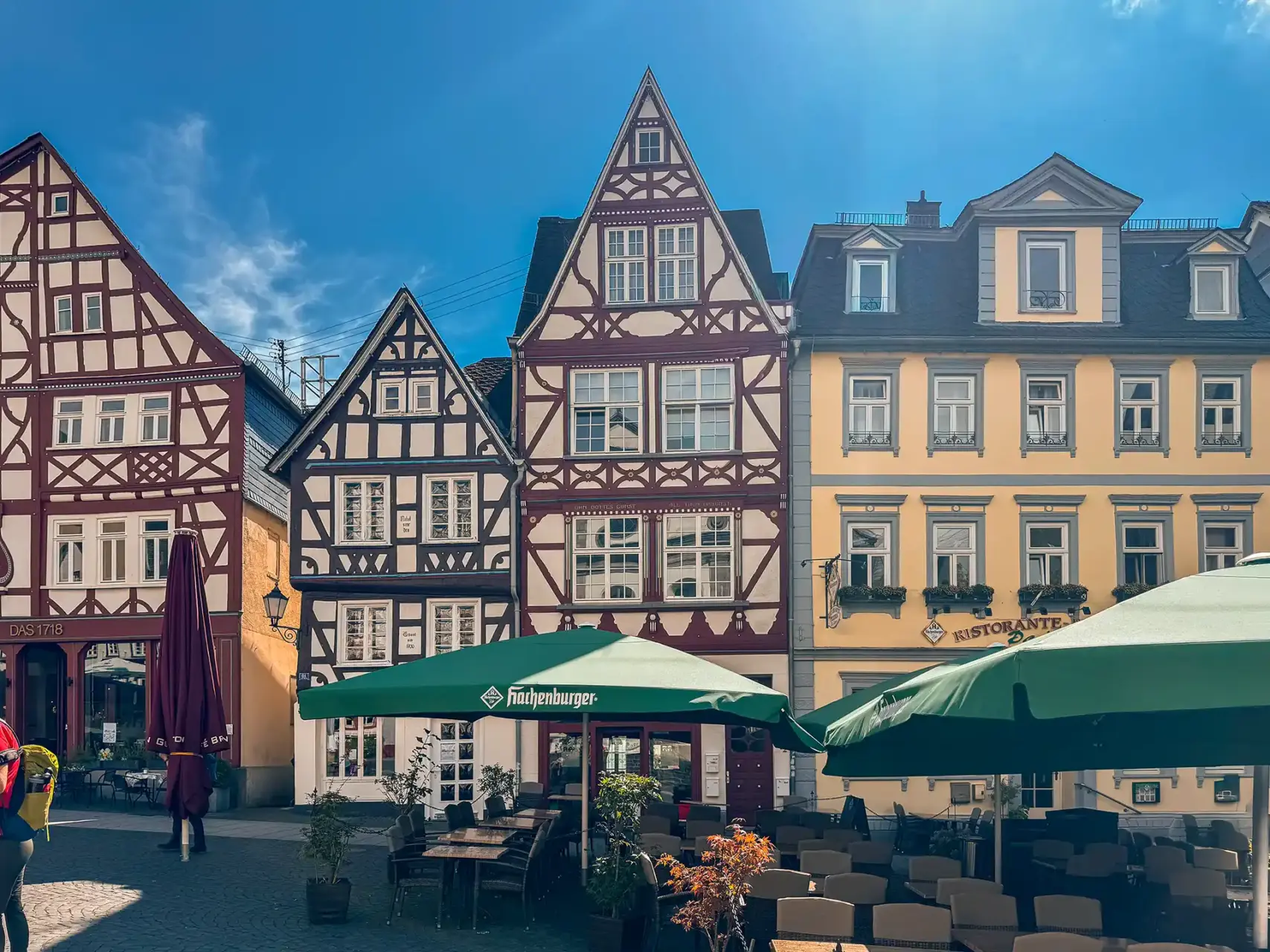 Das Mittelalter lässt grüßen: Altes Fachwerk am Alten Markt.